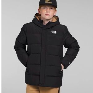 🖤💛 The North Face Boys Down Fleece-Lined Puffer Coat/Parka